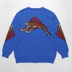 TIM LEHI / INTARSIA CARDIGAN