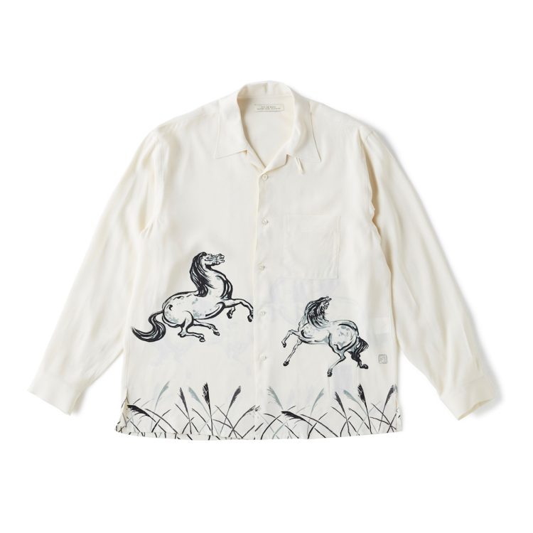 old joe 総柄オープンカラーシャツ OLD JOE (オールドジョー) OPEN COLLAR SHIRTS オープンカラー