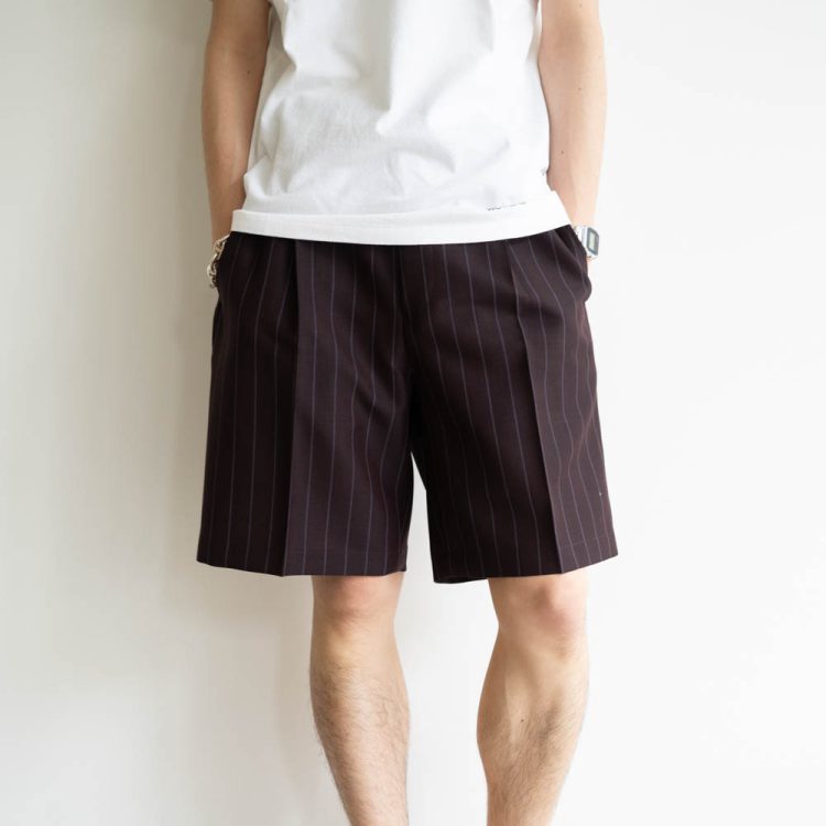 WACKO MARIA PLEATED SHORT TROUSERS