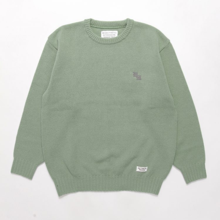 WACKO MARIA (ワコマリア) CREW NECK SWEATER クルーネック ニット 