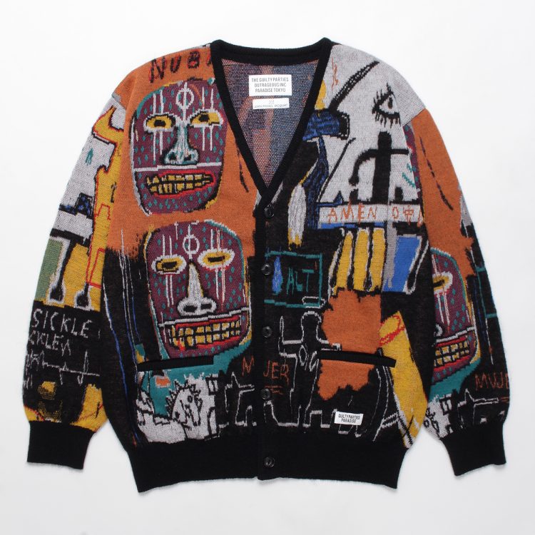 WACKO MARIA (ワコマリア) BASQUIAT バスキア CARDIGAN カーディガン 