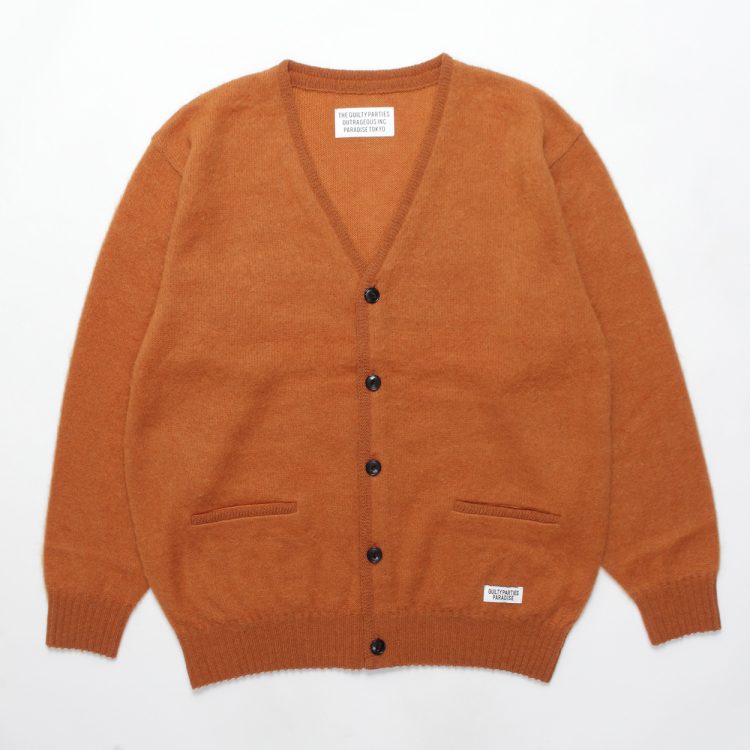 日本最級 22FW WACKO MARIA MOHAIR CARDIGAN 白 カーディガン ...