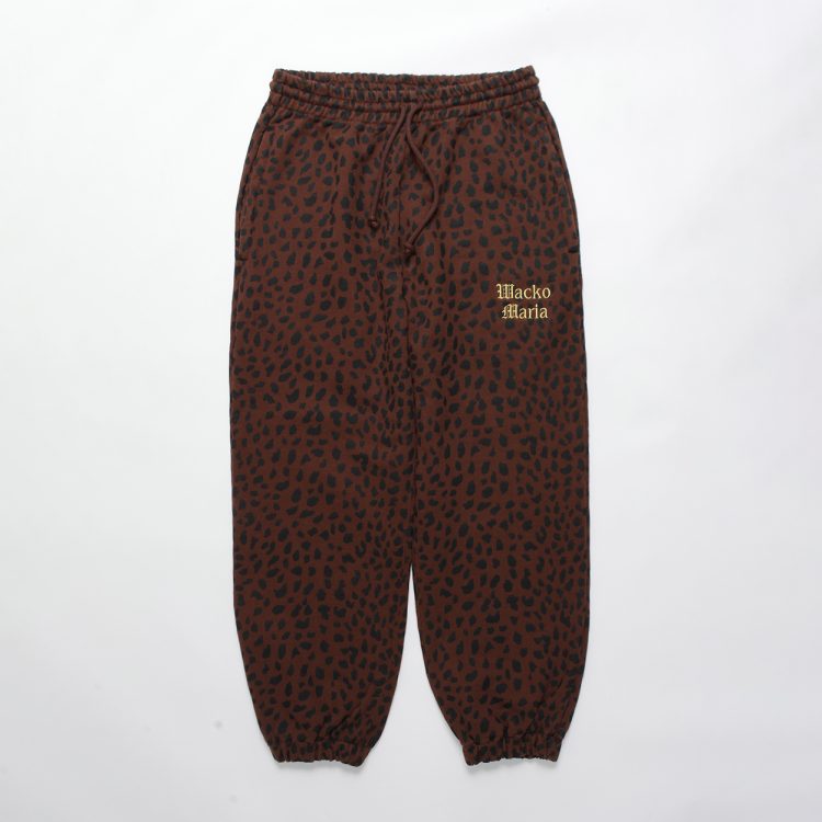 WACKO MARIA (ワコマリア) LEOPARD SWEAT PANTS スウェット パンツ