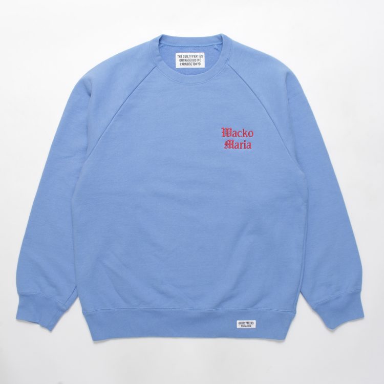 最新作 スウェット WACKO MARIA CREW NECK SWEAT SHIRT スウェット