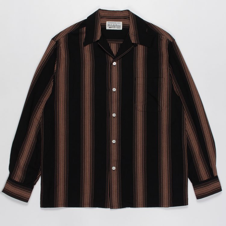 WACKO MARIA (ワコマリア) 22FW STRIPED SHIRT ストライプ シャツ ...