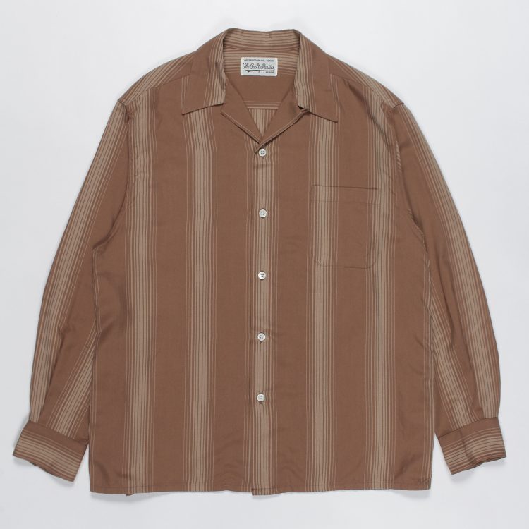 WACKO MARIA (ワコマリア) 22FW STRIPED SHIRT ストライプ シャツ 