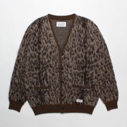 LEOPARD MOHAIR CARDIGAN