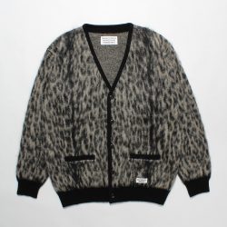 LEOPARD MOHAIR CARDIGAN