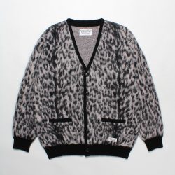 LEOPARD MOHAIR CARDIGAN