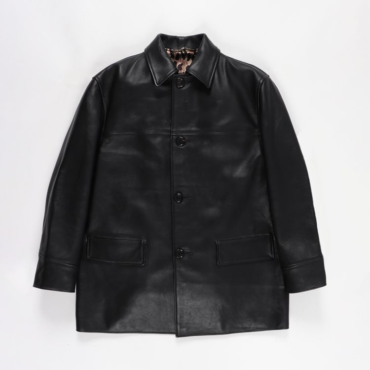 23SS-WMO-CO0323SS WACKO MARIA LEATHER CAR COAT TYPE-1