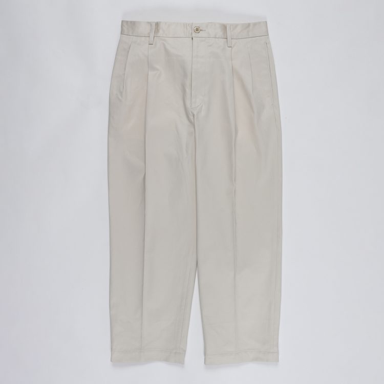 WACKO MARIA DOUBLE PLEATED CHINOTROUSERS - スラックス