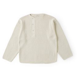 ASYMMETRY FRONT HENLY SWEATER