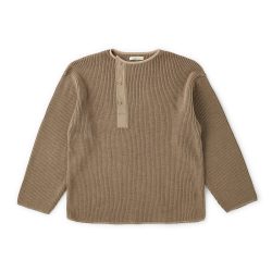 ASYMMETRY FRONT HENLY SWEATER