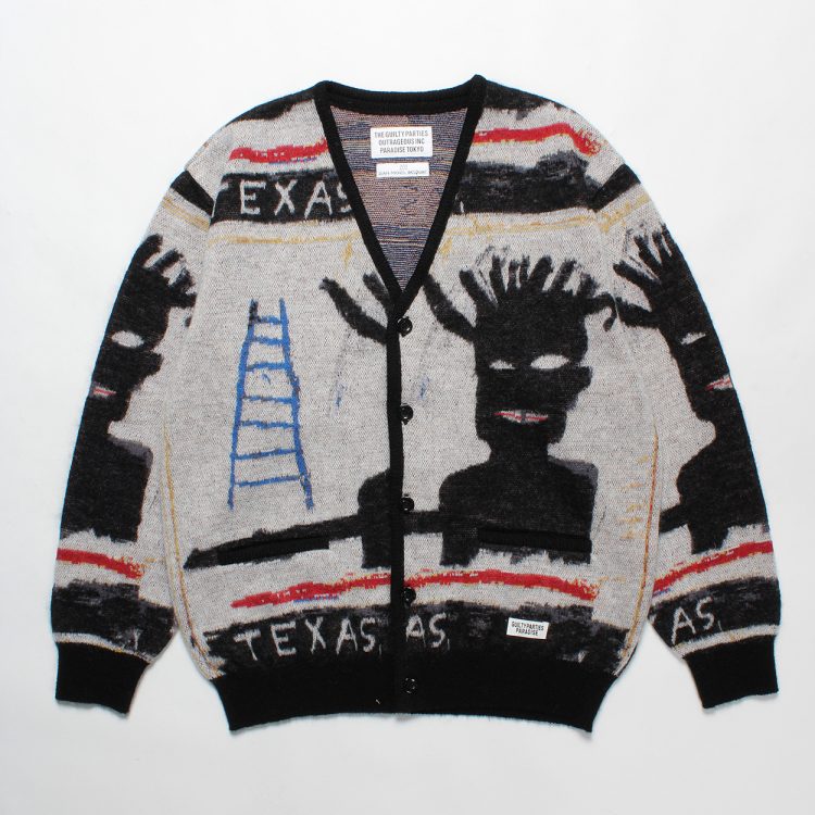 WACKO MARIA (ワコマリア) BASQUIAT バスキア CARDIGAN カーディガン 