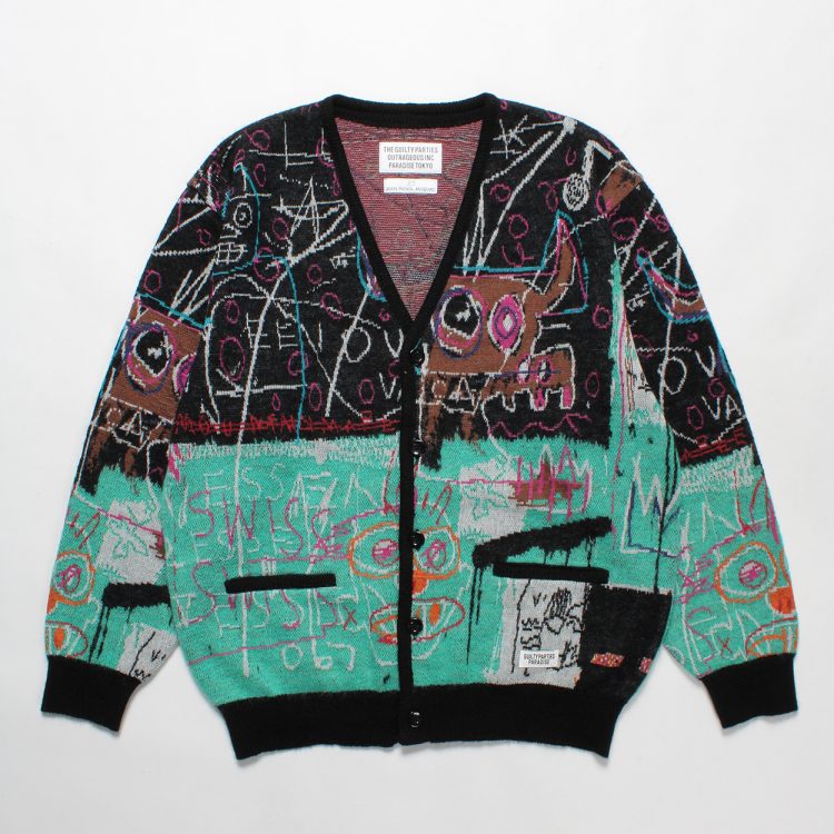 WACKO MARIA (ワコマリア) BASQUIAT バスキア CARDIGAN カーディガン 