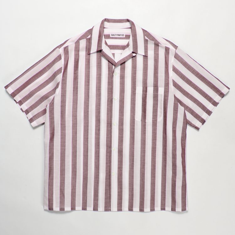 WACKO MARIA 23SS STRIPED OPEN COLLAR SHIRT ワコマリア シャツ