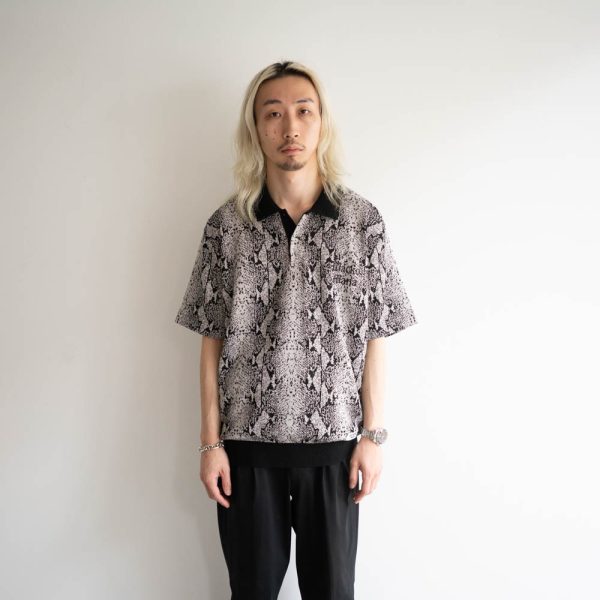 WACKO MARIA (ワコマリア) PYTHON KNIT POLO SHIRT ニットポロ | kaddish