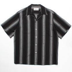STRIPED OPEN COLLAR SHIRTS S/S
