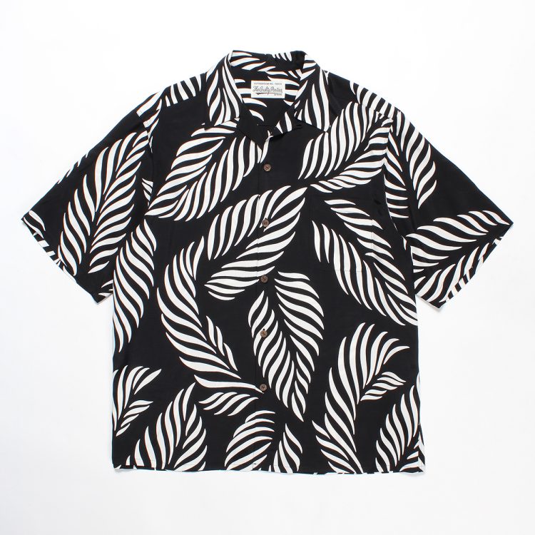 WACKO MARIA (ワコマリア)23SS HAWAIAN SHIRT LEAF リーフ柄 | kaddishレーヨン100％日本製 9600円