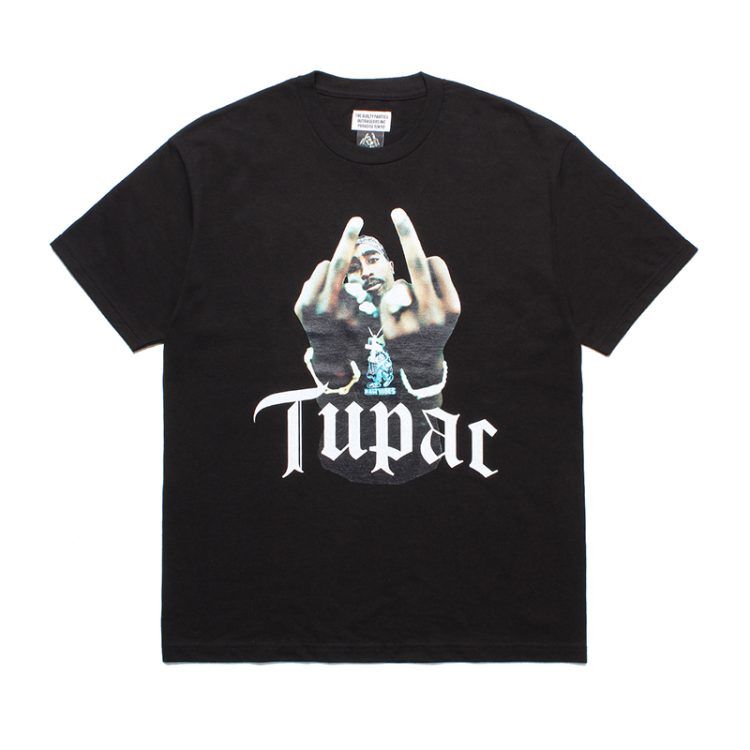 日本最級 黒L ワコマリア 2pac 新品 スウェット クルーネック ...