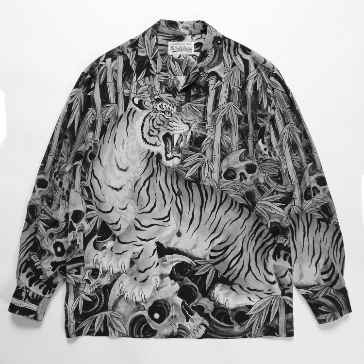 WACKO MARIA (ワコマリア) 23SS TIM LEHI L/S 虎 アロハシャツ | kaddish