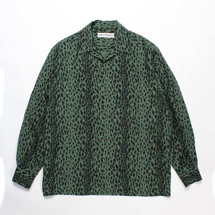 WACKO MARIA (ワコマリア) 23FW HAWAIAN SHIRT アロハ レオパード