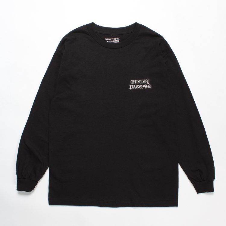 WACKO MARIA LONG SLEEVE T-SHIRT ロゴ 刺繍トップス - Tシャツ