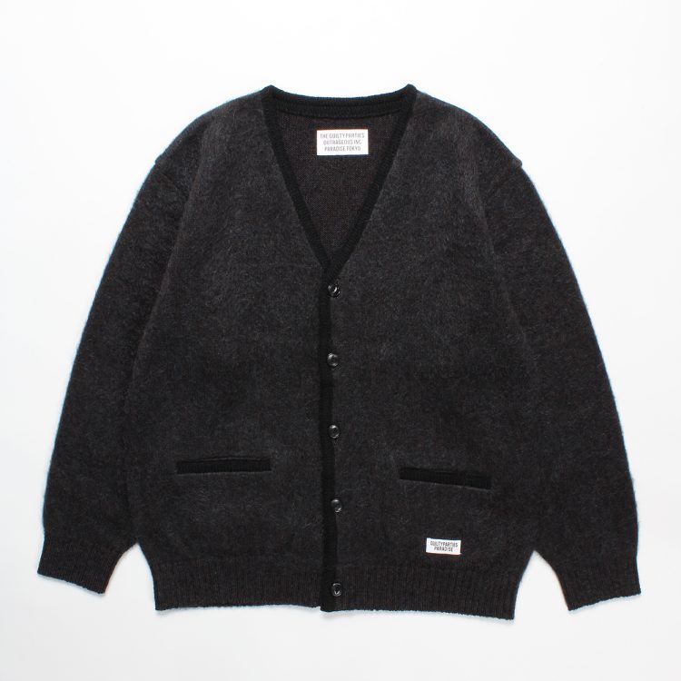 ワコマリアWACKOMARIA MOHAIR KNIT CARDIGAN 23fw 限定9