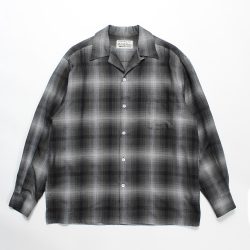 OMBRE CHECK OPEN COLLAR SHIRT L/S (TYPE-3)