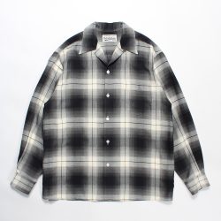OMBRE CHECK OPEN COLLAR SHIRT L/S (TYPE-1)