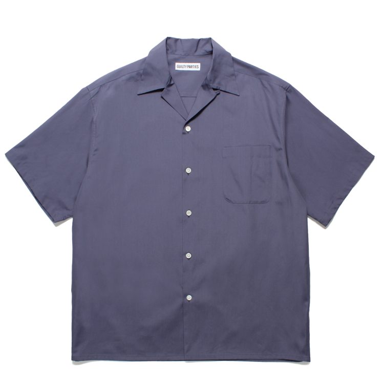 WACKO MARIA (ワコマリア) OPEN COLLAR SHIRT オープンカラー