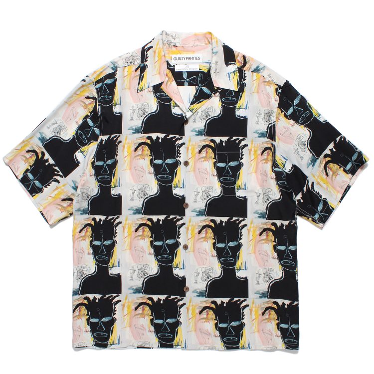 ブ*ー様 24SS ワコマリア BASQUIAT HAWAIIANシャツ BAD WACKO MARIA (ワコマリア) HAWAIAN SHIRTS バスキア アロハ