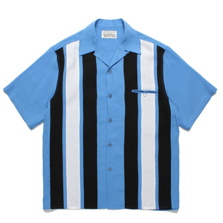 WACKO MARIA (ワコマリア) SWITCHING SHIRT オープンカラー