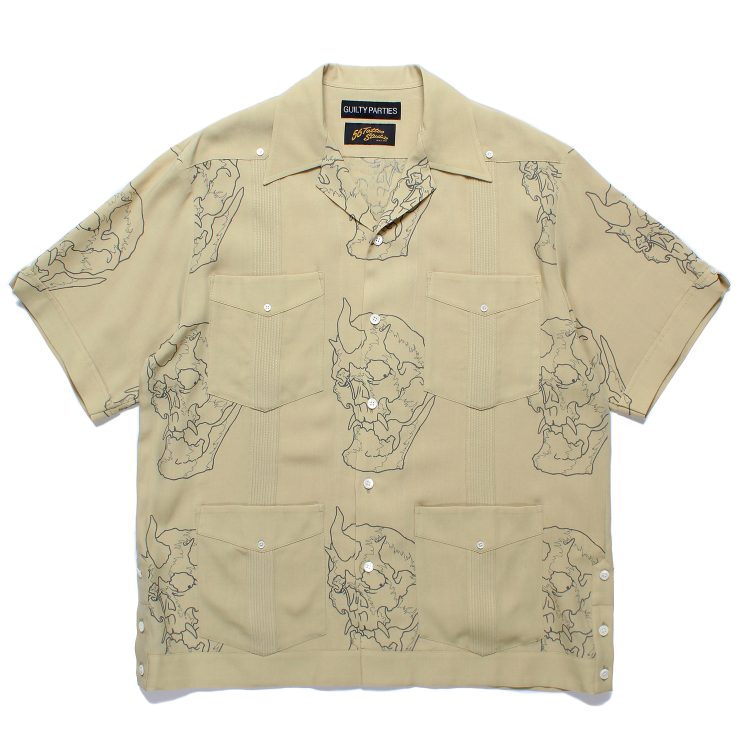 WACKO MARIA (ワコマリア) 56 TATTOO STUDIO CUBA SHIRT | kaddish