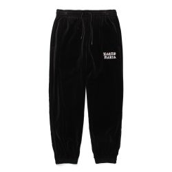 VELVET TRACK PANTS