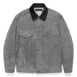 SUEDE LEATHER TRUCKER JACKET