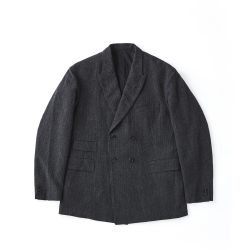 DOUBLE-BREASTED SWING JACKET