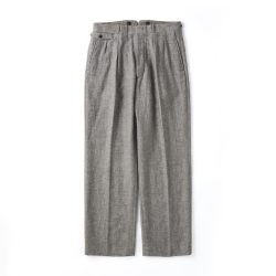 DOUBLE-PLEATED DRAPE TROUSER