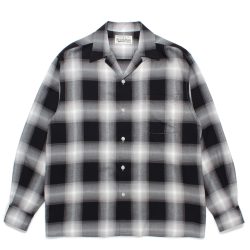 OMBRE CHECK OPEN COLLAR SHIRT L/S (TYPE-1)