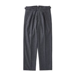 DOUBLE-PLEATED SMARTY TROUSER