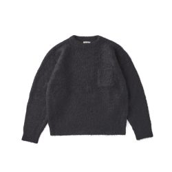 BLENDED ALPAKA MOCK-NECK SWEATER