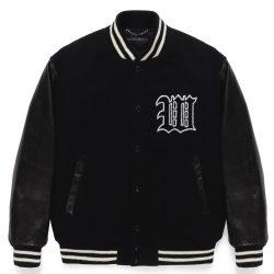 LEATHER VARSITY JACKET -B- (TYPE-2)