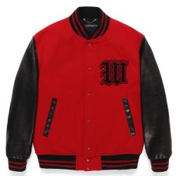 LEATHER VARSITY JACKET -B- (TYPE-2)