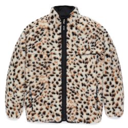 REVERSIBLE LEOPARD BOA JACKET