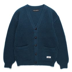 WAFFLE KNIT CARDIGAN