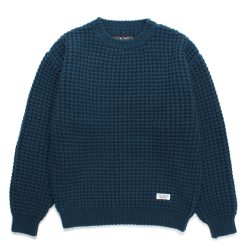 WAFFLE KNIT SWEATER