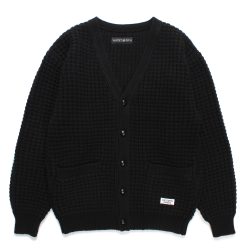 WAFFLE KNIT CARDIGAN