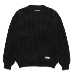 WAFFLE KNIT SWEATER