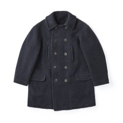 DOUBLE-BREASTED MARINE COAT