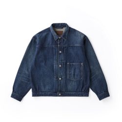 RIVETED ONE POCKET JEAN JACKET